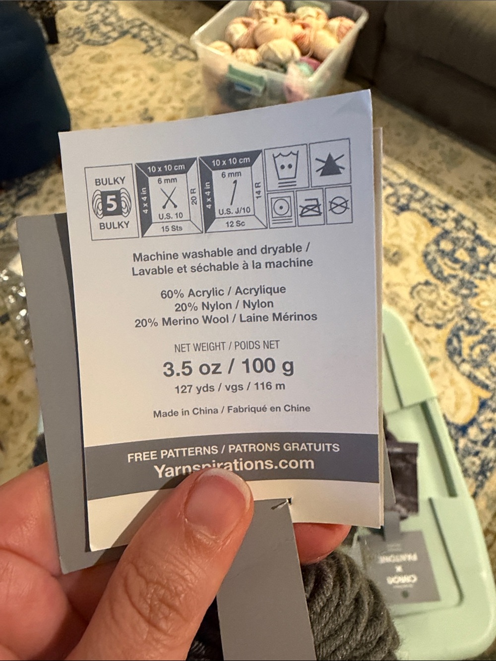Caron x Pantone - Dane Grey - Picture 2 of 3
